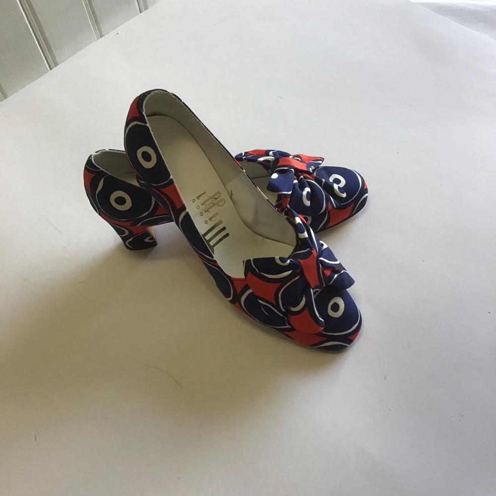 Vintage 1950’s/60’s JAFFEE’S Mijji Pumps, Red, white & blue! - Picture 7 of 14